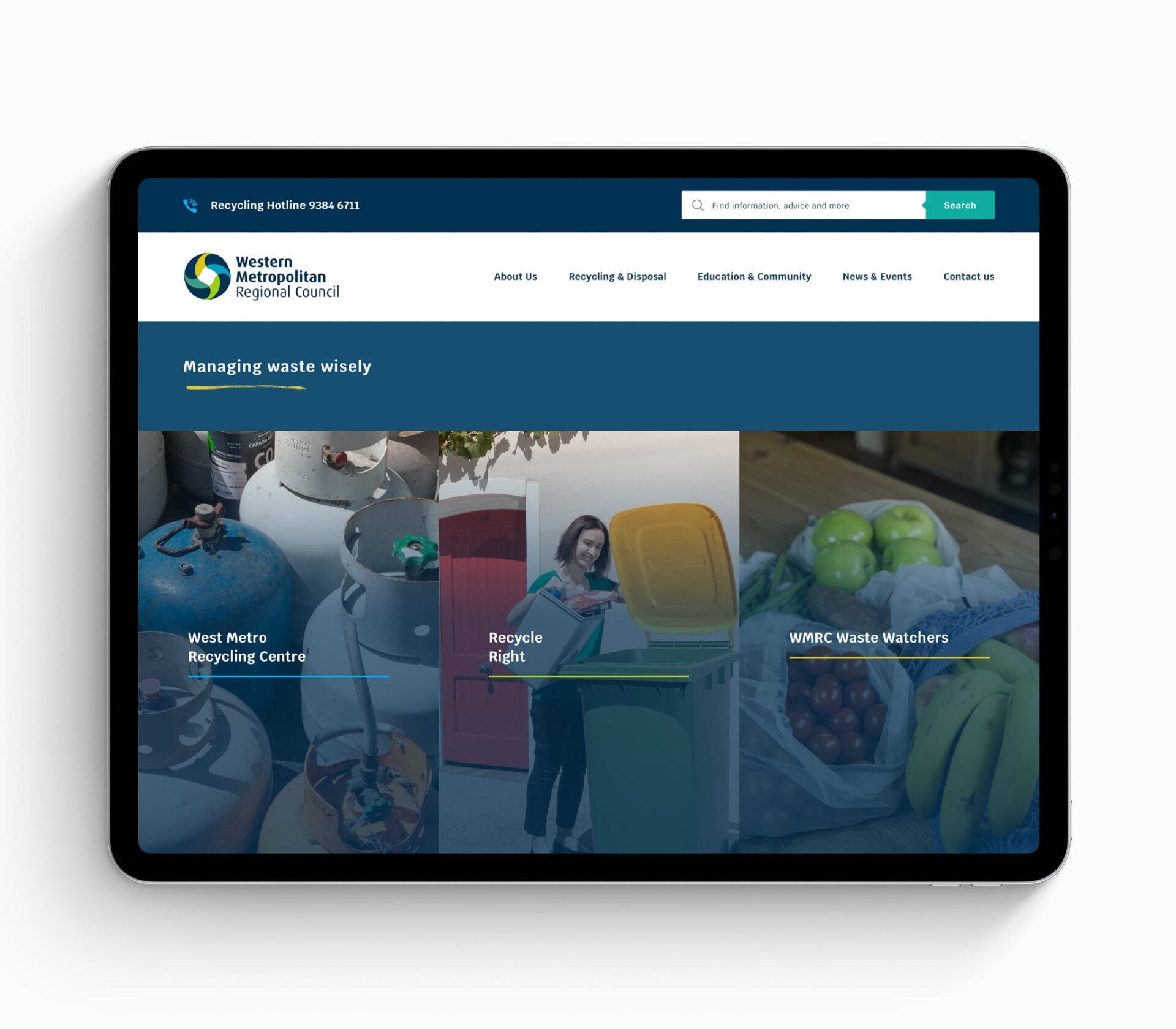 Western Metropolitan Regional Council Website